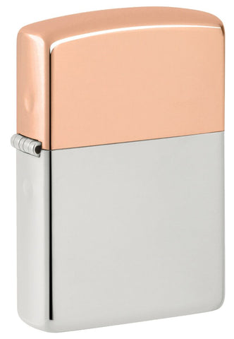 Zippo Bimetal Sterling Silver and Copper Bottom 48695