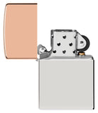 Zippo Bimetal Sterling Silver and Copper Bottom 48695