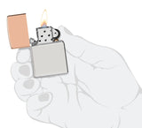 Zippo Bimetal Sterling Silver and Copper Bottom 48695