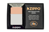 Zippo Bimetal Sterling Silver and Copper Bottom 48695