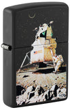 Zippo Norman Rockwell Color Image/Laser Engrave Black Matte 48699