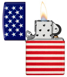 Zippo Stars and Stripes Flag Design 540 Color Matte 48700