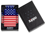 Zippo Stars and Stripes Flag Design 540 Color Matte 48700