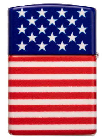 Zippo Stars and Stripes Flag Design 540 Color Matte 48700