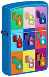 Zippo Pop Art Design Sky Blue Matte 48722