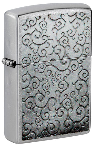 Zippo Vines Design Street Chrome 48726