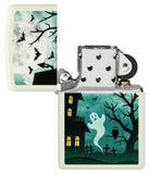 Zippo Spooky Design Glow in the Dark Green 48727