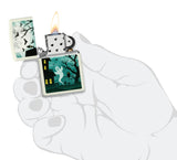 Zippo Spooky Design Glow in the Dark Green 48727