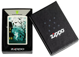 Zippo Spooky Design Glow in the Dark Green 48727