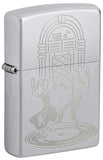 Zippo Vintage Dance Design Satin Chrome 48728