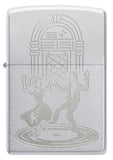 Zippo Vintage Dance Design Satin Chrome 48728