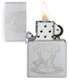Zippo Vintage Dance Design Satin Chrome 48728
