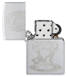 Zippo Vintage Dance Design Satin Chrome 48728