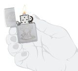 Zippo Vintage Dance Design Satin Chrome 48728