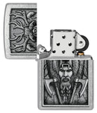 Zippo Barbarian Design Street Chrome 48731