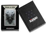 Zippo Dragon Design Linen Weave 48732