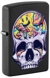 Zippo Skull Moon Design Black Matte 48737