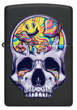 Zippo Skull Moon Design Black Matte 48737