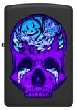Zippo Skull Moon Design Black Matte 48737