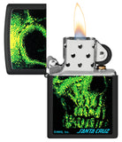 Zippo Santa Cruz Skull Design Black Matte 48743