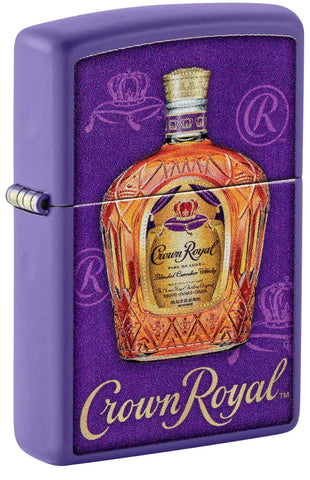 Zippo Crown Royal Bottle Purple Matte 48749