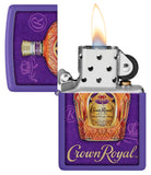 Zippo Crown Royal Bottle Purple Matte 48749