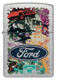 Zippo Ford Collage Street Chrome 48755