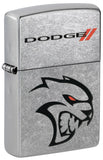 Zippo Dodge Hellcat Logo Street Chrome 48760