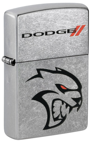 Zippo Dodge Hellcat Logo Street Chrome 48760