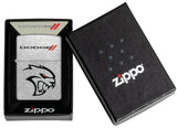 Zippo Dodge Hellcat Logo Street Chrome 48760