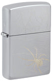 Zippo Spider Web Design High Polish Chrome 48767