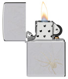 Zippo Spider Web Design High Polish Chrome 48767