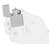 Zippo Spider Web Design High Polish Chrome 48767
