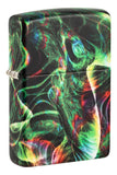 Zippo Psychedelic Swirl 540 Color Glow in the Dark Green 48774