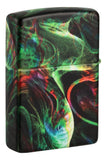 Zippo Psychedelic Swirl 540 Color Glow in the Dark Green 48774