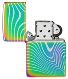 Zippo Wavy Pattern Design Multi Color 48775