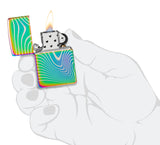Zippo Wavy Pattern Design Multi Color 48775