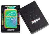 Zippo Wavy Pattern Design Multi Color 48775