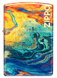 Zippo Mars Swirls Design 540 Fusion Tumbled Brass 48778