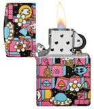 Zippo Abstract Design 540 Glow in the Dark Green 48779