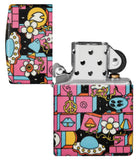 Zippo Abstract Design 540 Glow in the Dark Green 48779
