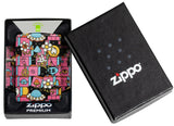 Zippo Abstract Design 540 Glow in the Dark Green 48779