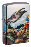 Zippo Deep Sea Design 540 Fusion Tumbled Chrome 48780