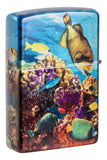 Zippo Deep Sea Design 540 Fusion Tumbled Chrome 48780