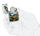 Zippo Deep Sea Design 540 Fusion Tumbled Chrome 48780