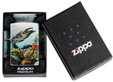 Zippo Deep Sea Design 540 Fusion Tumbled Chrome 48780