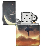 Zippo Mythological Design Glow in the Dark Green Matte 48781