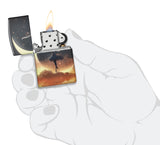 Zippo Mythological Design Glow in the Dark Green Matte 48781