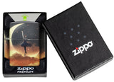 Zippo Mythological Design Glow in the Dark Green Matte 48781