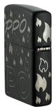 Zippo Design Black Matte with Chrome 48908